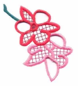 Next Day Delivery Flowers Cutwork Embroidery Design