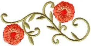 Authentic Petunia Blooms Embroidery Design