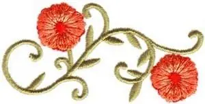 Petunia Blossoms Embroidery Design Warranty Included