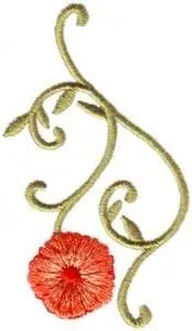 Petunia Flower Embroidery Design Factory Price