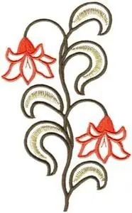 Lily Embroidery Design Today Only