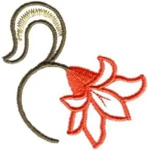 Hassle-Free Returns Lily Blooms Embroidery Design