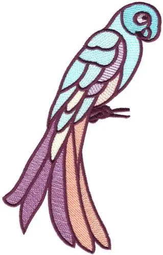 Tropical Parrot Embroidery Design Buy Today