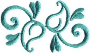 Leafy Vine Embroidery Design Today Only