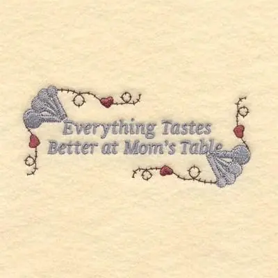 Moms Table Embroidery Design Trusted Brand