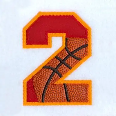 2 Basketball Applique Embroidery Design Editor’s Pick