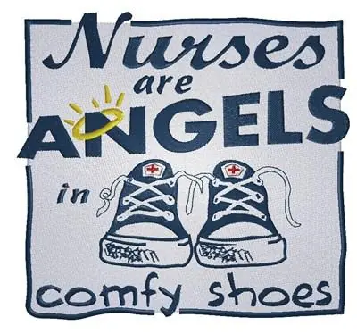 Nurses are Angels Embroidery Design New Arrival