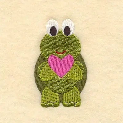 Buy Today Loving Turtle Embroidery Design