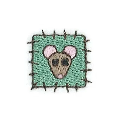 Mouse Patch Embroidery Design Free Delivery