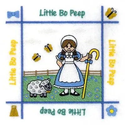 Mega Sale Little Bo Peep Quilt Embroidery Design