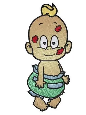 Direct From Factory Baby Kisses Embroidery Design