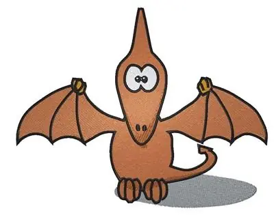 Cartoon Dinosaur Embroidery Design In Demand