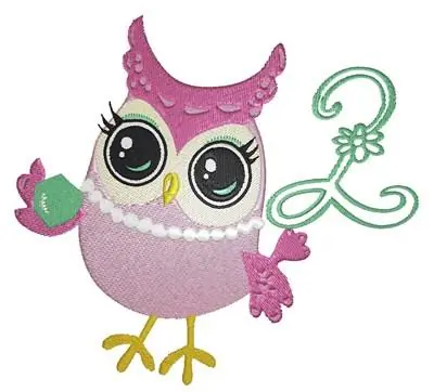 Owl 2 Embroidery Design While Supplies Last
