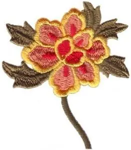 Genuine Floral Bloom Embroidery Design