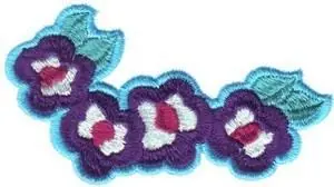 Full Bloom Embroidery Design Free Delivery