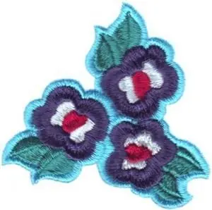 Order Now Flower Cluster Embroidery Design