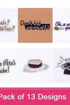 Place Order 30's Era Embroidery design pack by Starbird Inc,  Embroidery Packs on EmbroideryDesigns.com