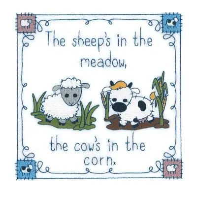 Grab Now The Sheep Square Embroidery Design