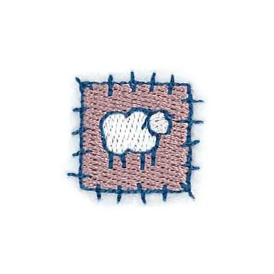 Low Price Sheep Patch Embroidery Design