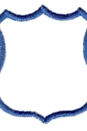 Badge Outline Embroidery Design Latest