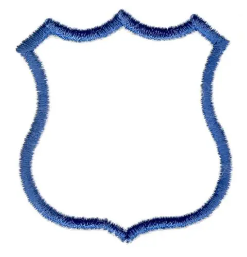 Badge Outline Embroidery Design Latest