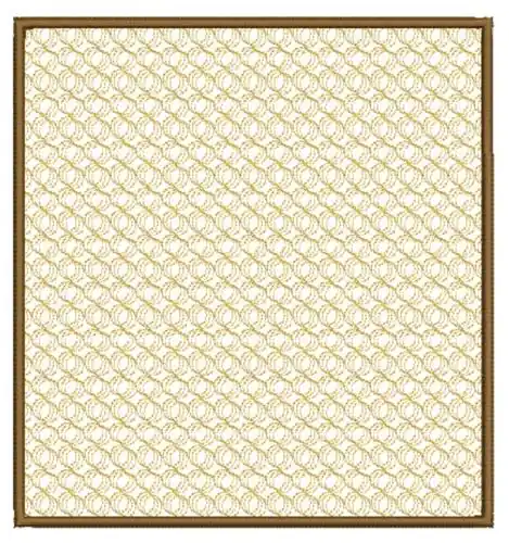 Don’t Miss Out Triple Circle Square Embroidery Design