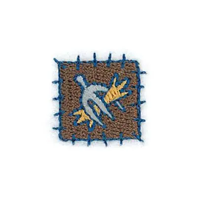Pitchfork Patch Embroidery Design Clearance