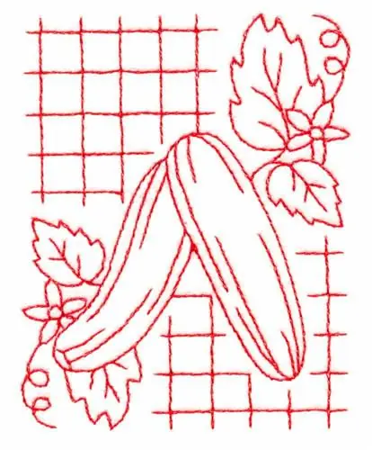 Hot Deal Cucumbers Embroidery Design