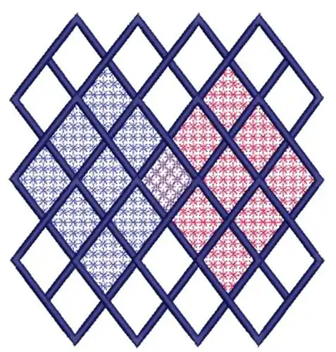 Seasonal Sale Lattice Embroidery Design