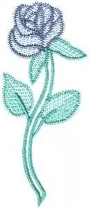 Single Rose Embroidery Design Top Rated