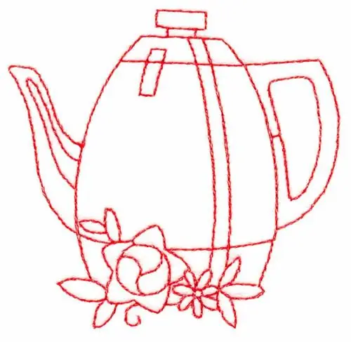 Percolator Embroidery Design Crafted