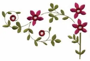 Luxury Floral Cutwork Embroidery Design