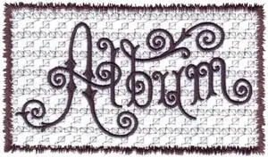 Buy Direct Album Label Embroidery Design
