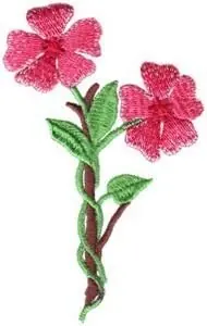 Floral Vine Embroidery Design Handmade