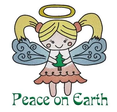 Best Price Little Christmas Angel Embroidery Design