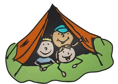 Free Returns Camp Kids Embroidery Design