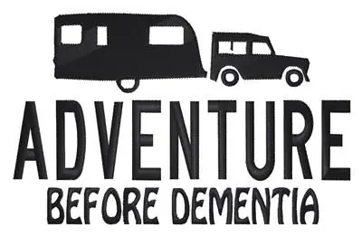 Camping Adventure Embroidery Design Authentic