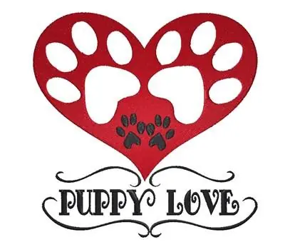 Exclusive Offer Puppy Love Embroidery Design