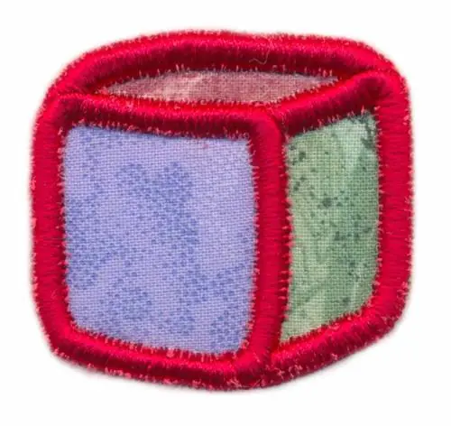Fast Shipping Puffy Applique Block Embroidery Design