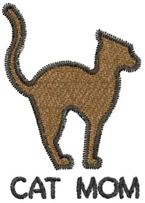 Cat Mom Embroidery Design New Release
