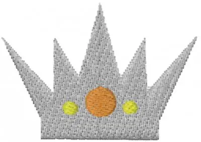 Latest Crown Embroidery Design