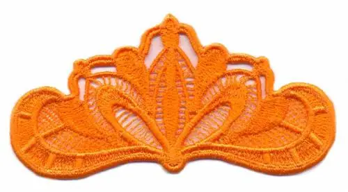 Price Cut Teardrop Lace Embroidery Design