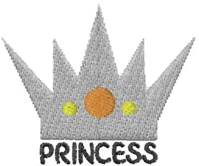 Princess Crown Embroidery Design Big Sale