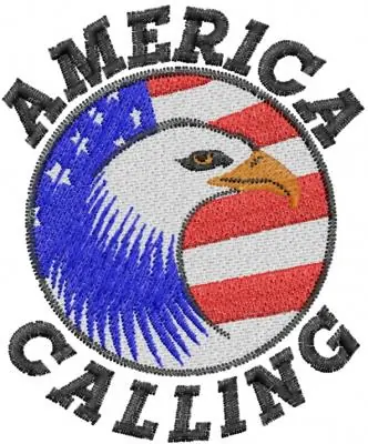 America Calling Embroidery Design Top Pick