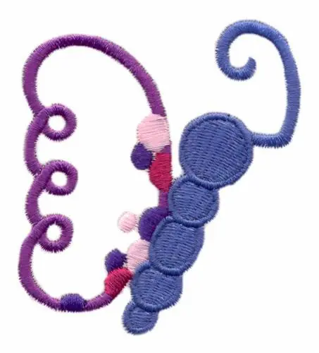 Discount Butterfly Trapunto Embroidery Design