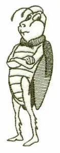 Grasshopper Embroidery Design Seasonal Sale