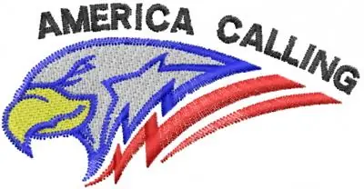 America Calling Embroidery Design Special Discount
