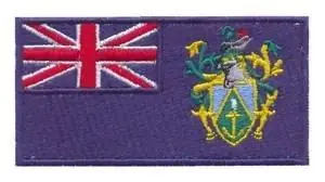 Crafted Pitcairn Flag Embroidery Design