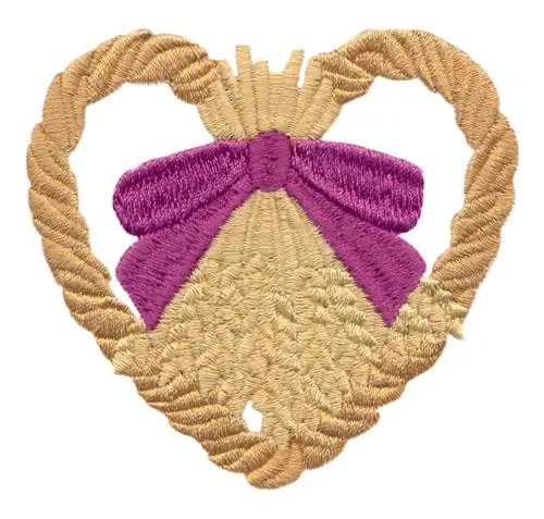 Wheat Heart Embroidery Design Discount