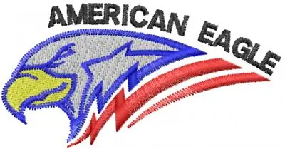 American Eagle Embroidery Design Direct From Manufacturer